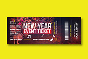 Event Ticket Template, a Card Template by MightyDesign (Thumbnail 2 of 6)