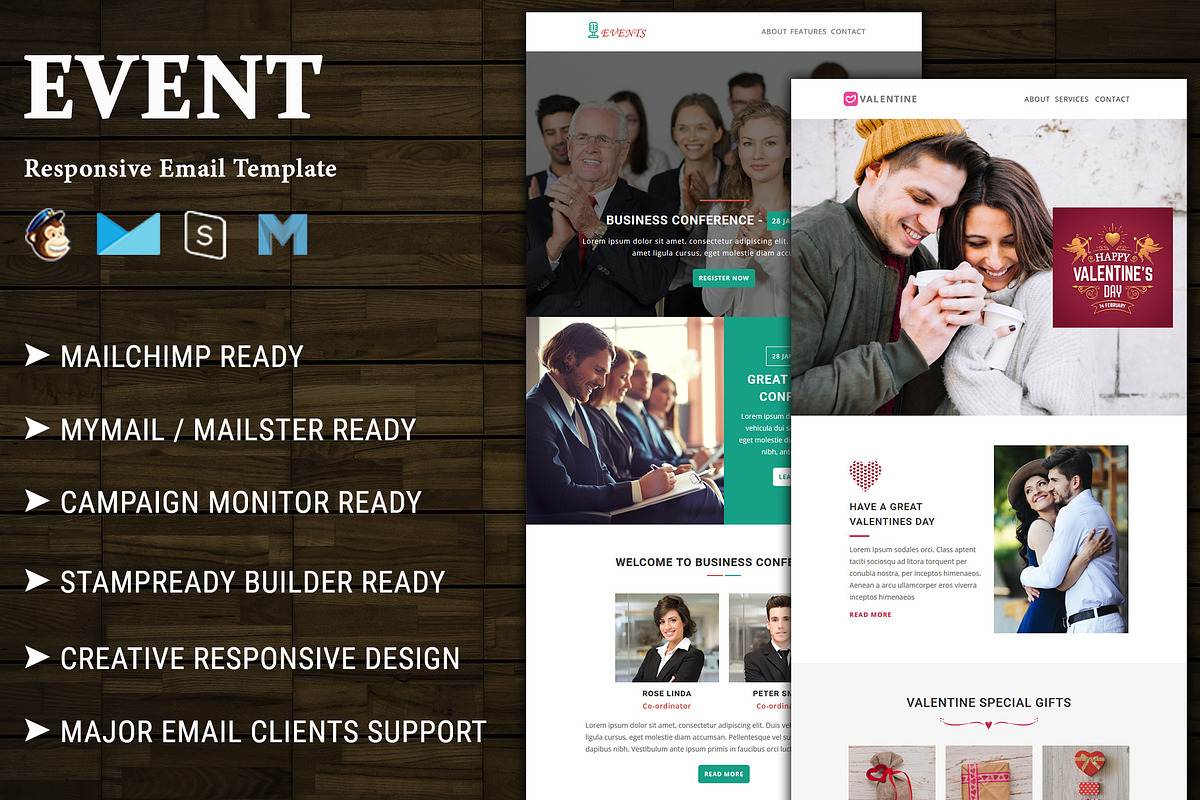 Event - Responsive Email Template, an Email Template by Pennyblack ...