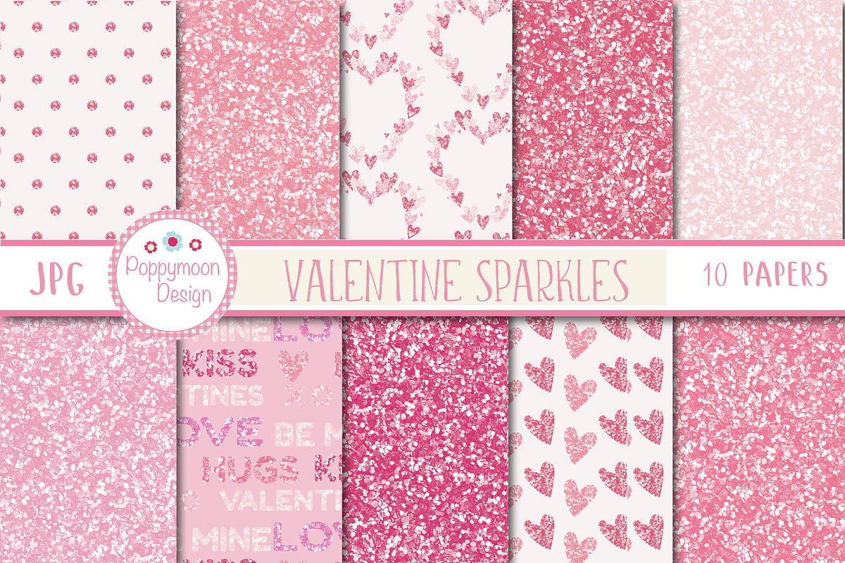 LOVE /Valentine bundle, an Illustration by Poppymoondesign (Photo 13 of 23)