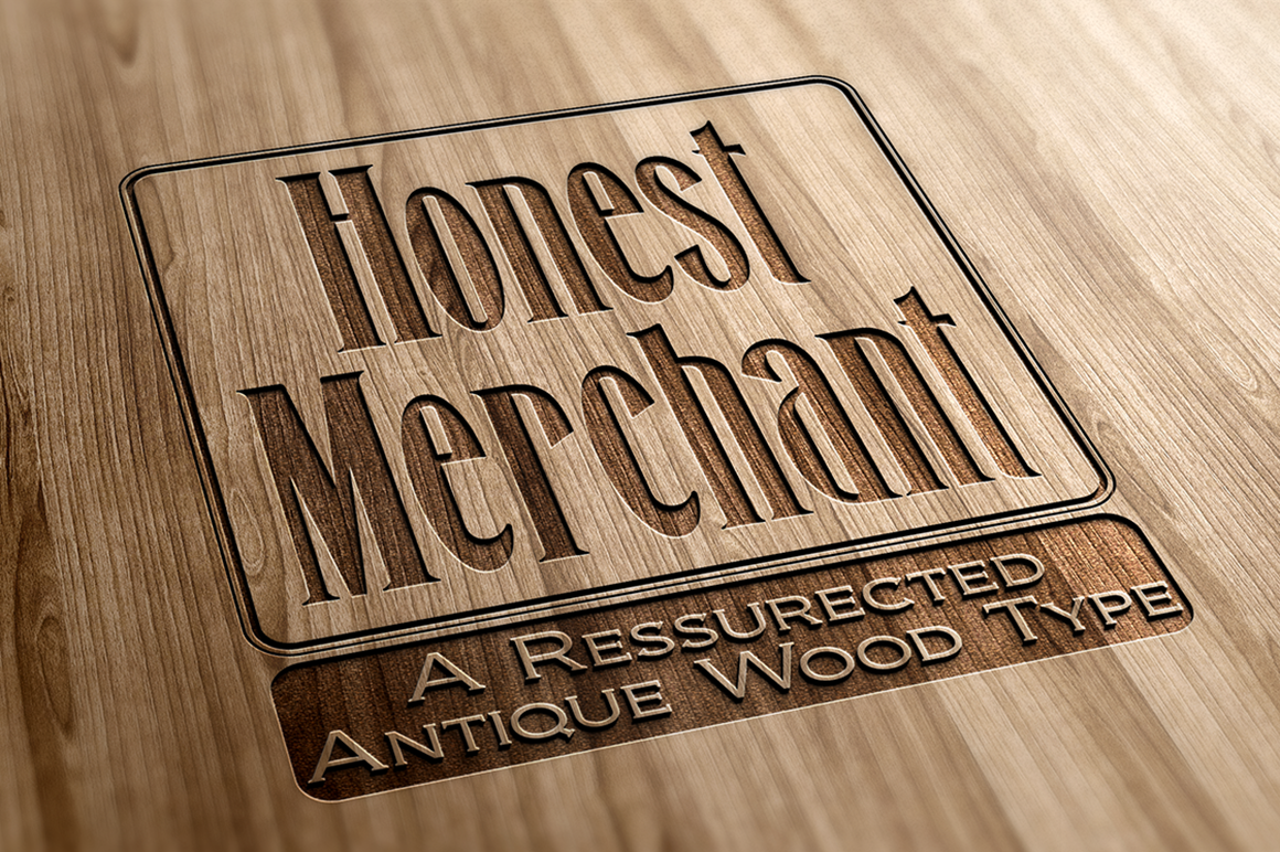 Honest Merchant Font by Tom Kolter Fun Shop  Creative Market