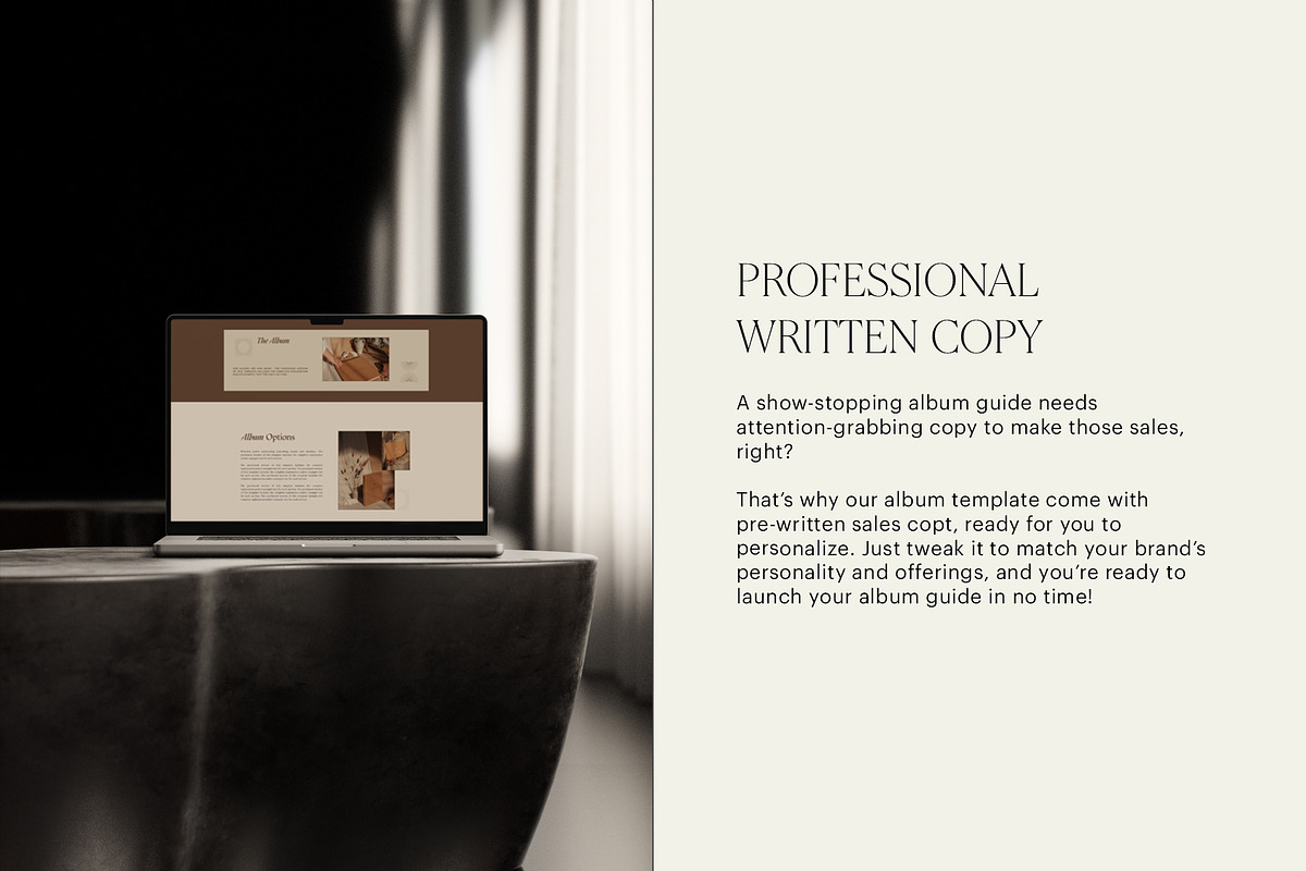 Earthy | Album Guide Webpage, a Marketing Template by Studio Leelou (Photo 8 of 10)