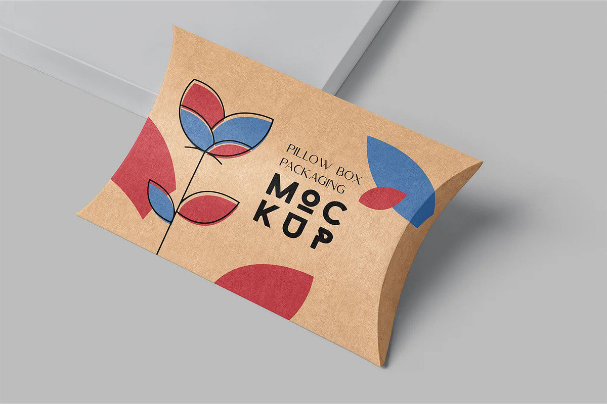 Pillow Box Mockups, a Packaging Mockup by megostudi0 (Photo 7 of 7)