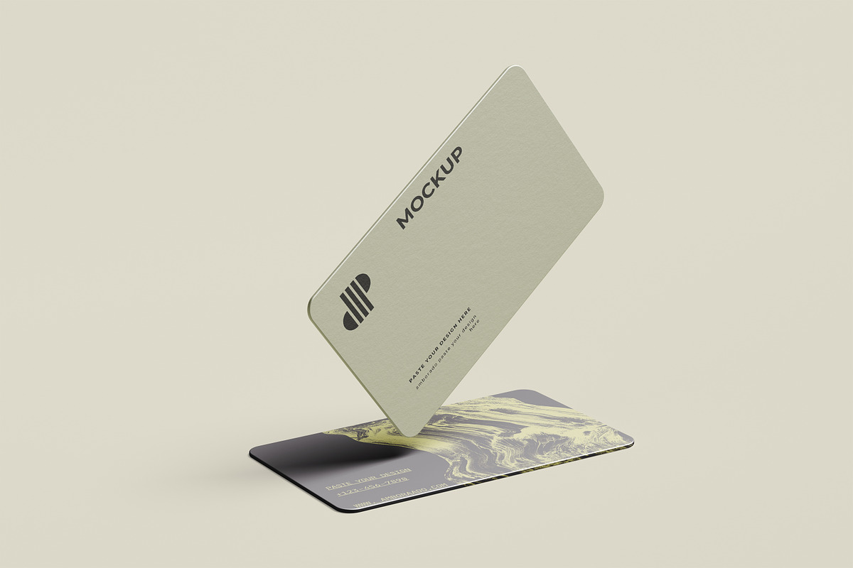 business card mockup, a Business Card Template by kebunmockup (Photo 3 of 5)