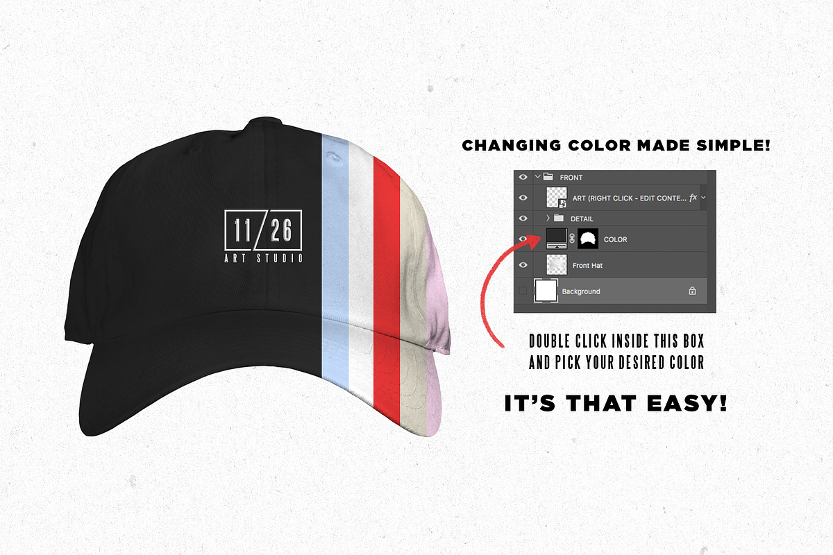 Dad Hat + Embroidery Action Bundle preview 3