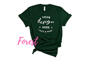 Bella Canvas TShirt Mockups On White, a Shirt Mockup by lock and page (Thumbnail 18 of 92)