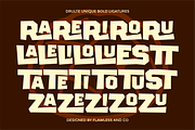 Drulte Latte - Bold Display Font, a Sans Serif Font by Flawless And Co (Thumbnail 10 of 10)
