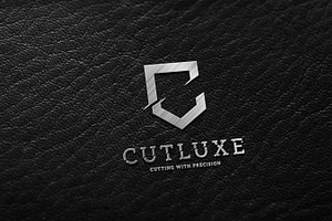 Cutting edge logo template