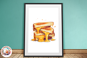 Delicious Watercolor Fastfood, an Object Graphic by Negarin Digital Art (Thumbnail 9 of 9)