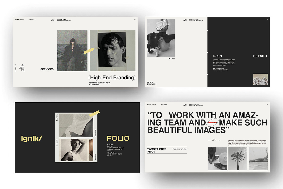 Brand Portfolio Template, a Presentation Template by Studio Elevate (Photo 7 of 12)