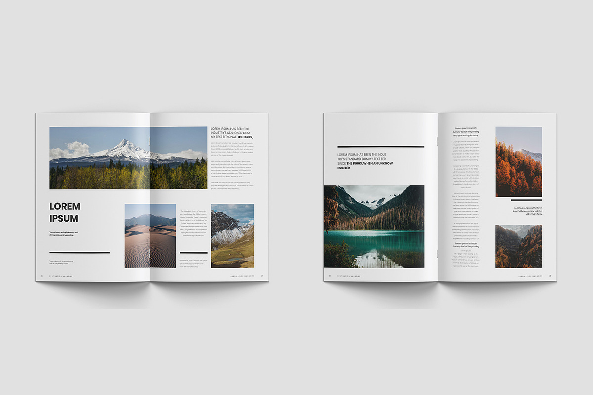 Destination Magazine, a Magazine Template by Amit Debnath
