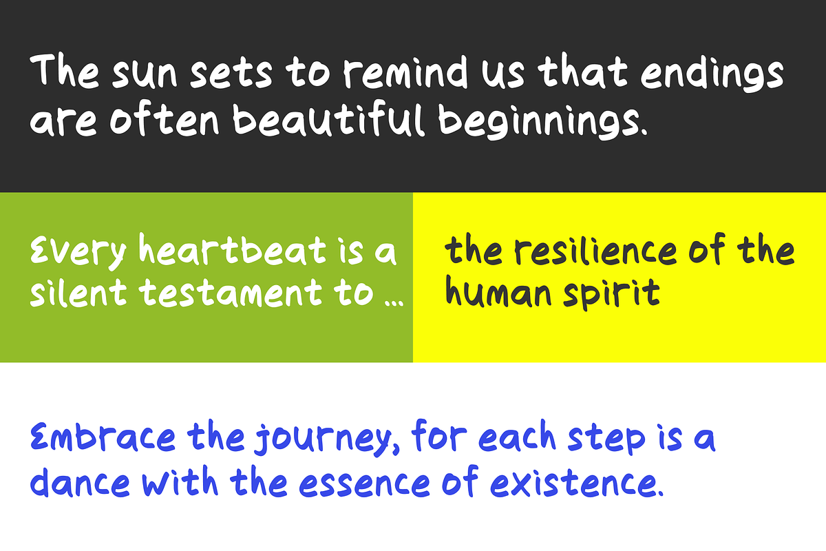 Reals - Handwritten Font, a Handwritten Font by BeadyLab (Photo 2 of 7)