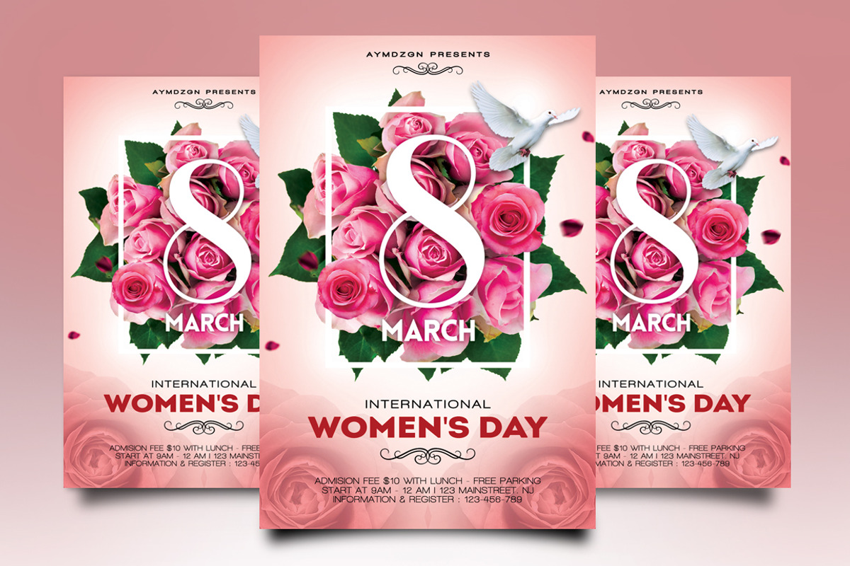 Women's Day Flyer, a Flyer Template by AyumaDesign (Photo 2 of 4)