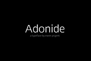 Adonide, a Sans Serif Font by La Boite Graphique (Thumbnail 1 of 5)