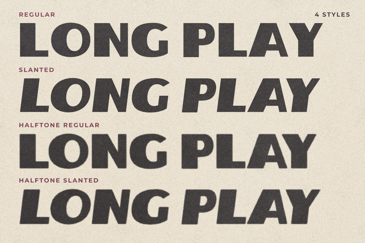 Blacknile Neue- Retro Display Font, a Sans Serif Font by Rillatype Studio (Photo 5 of 11)