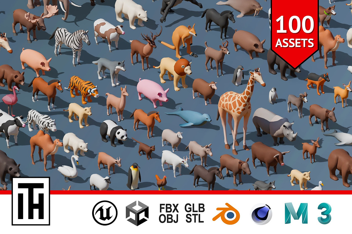 Animals 1, an Animal 3D Model by ithappy (Photo 2 of 32)
