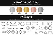 Stylish Premade Logo Creator Kit, a Branding & Logo Template by Angele Kamp (Thumbnail 5 of 5)