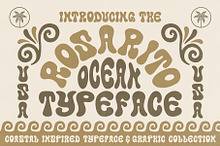 Rosarito Typeface | Coastal Font