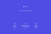 Civan - Find Doctor App UI Kit, an App Template by Betush (Thumbnail 6 of 6)
