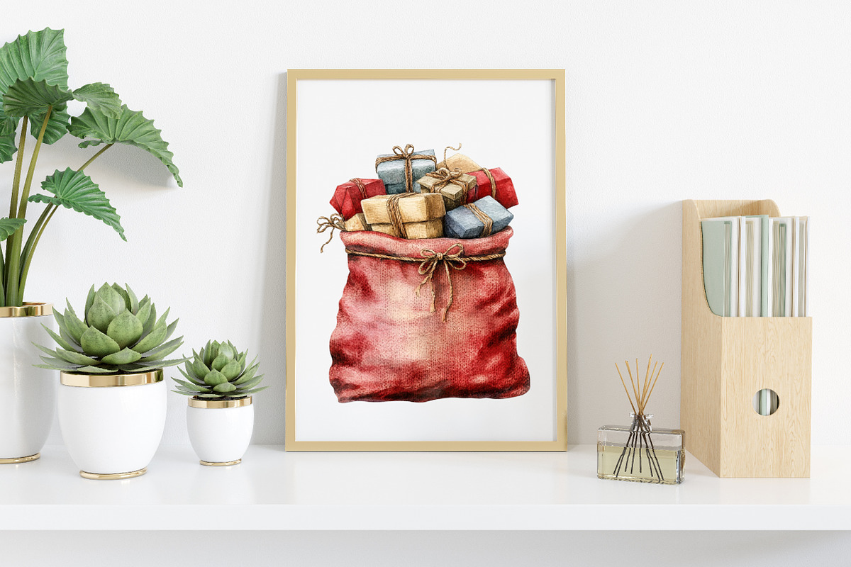 Cozy Rustic Christmas Clipart, an Illustration by Canvas Craft (Photo 6 of 7)