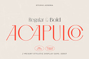 Acapulco Stylish Sophisticated Font, a Sans Serif Font by Studio Aurora (Thumbnail 1 of 8)