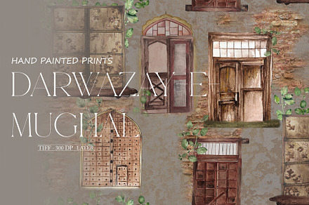 DAEWAZAY-E- MUGHAL SEAMLESS PATTERN.