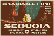 Sequoia Display, a Font by Rachel Kick (Thumbnail 1 of 5)