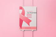 A2 Hanging Poster Mockup, a Print Template by 2M GRAPHICS DESIGN (Thumbnail 5 of 10)
