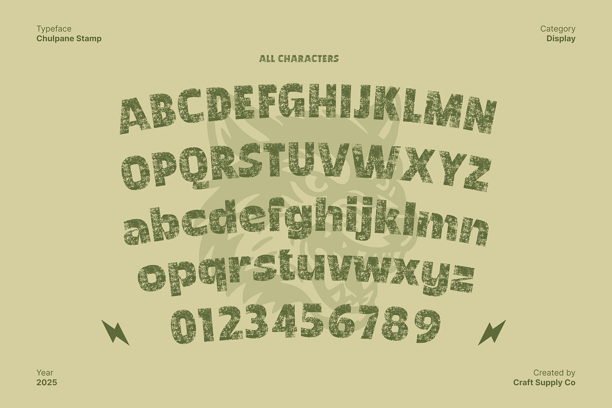 Chulpane Stamp, a Sans Serif Font by Craft Supply Co. (Photo 8 of 8)