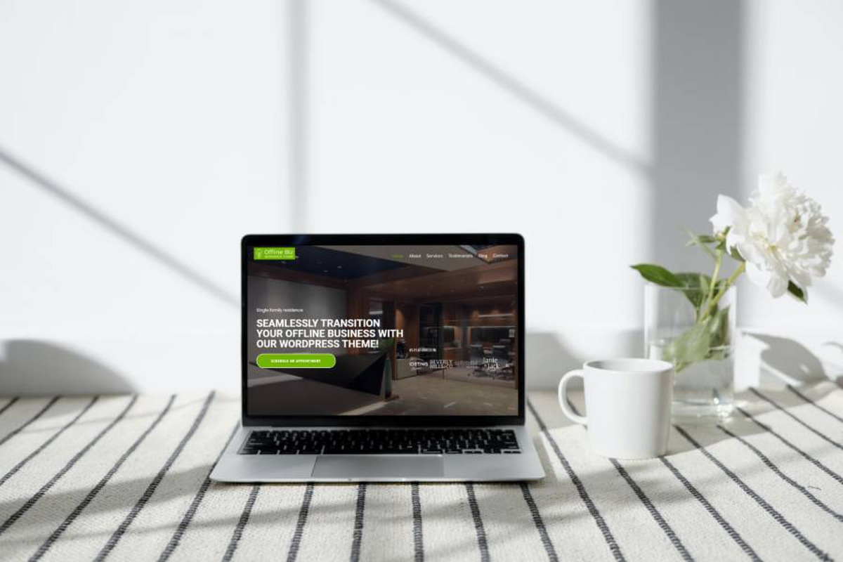 lead generation WordPress Theme - OfflineBiz preview 2