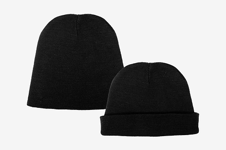 Slouchy Beanie Mockup