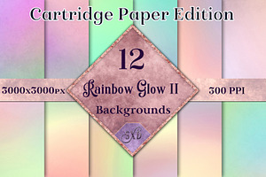 Rainbow Glow Backgrounds Vol. 2