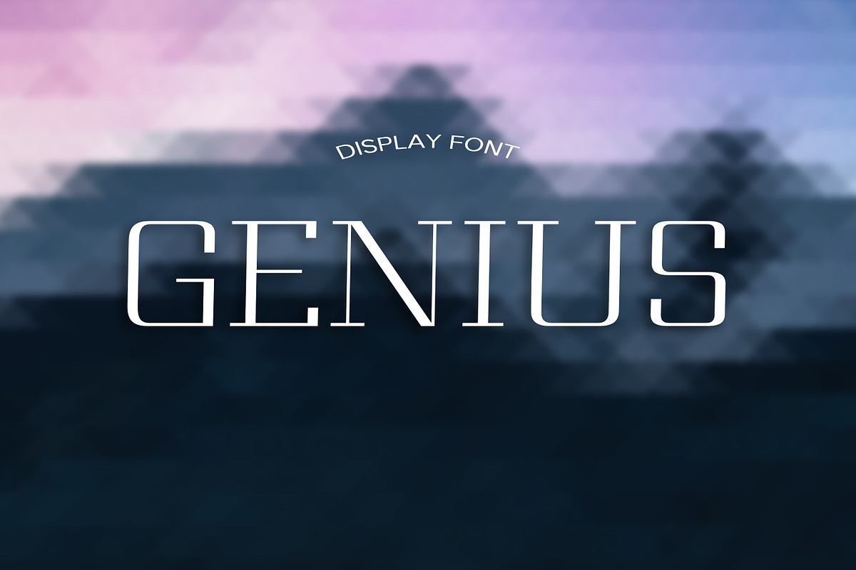 GENIUS font
