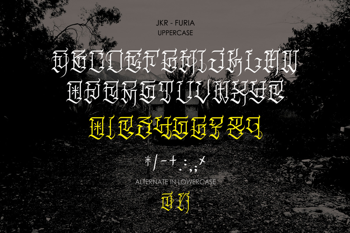 FURIA, a Font by jakejarkor (Photo 2 of 4)