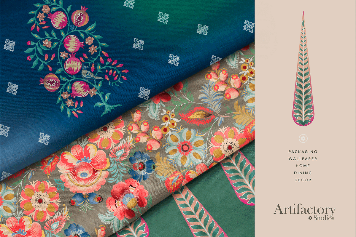 Jaipur Block Print Bundle, an Illustration by Artifactory Studios (Photo 5 of 7)
