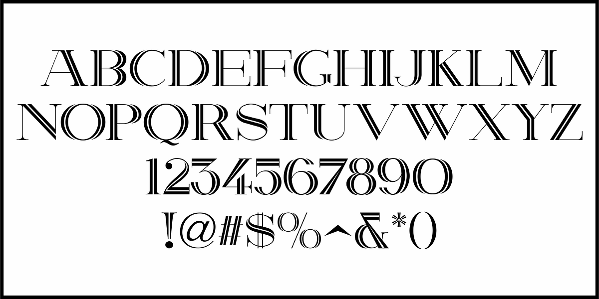 Dual Line Roman JNL, a Serif Font by Jeff Levine Fonts (Photo 3 of 5)