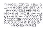 Stacked Font, a Sans Serif Font by Denise Chandler (Thumbnail 7 of 8)