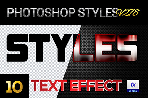 10 Creative Photoshop Styles V278