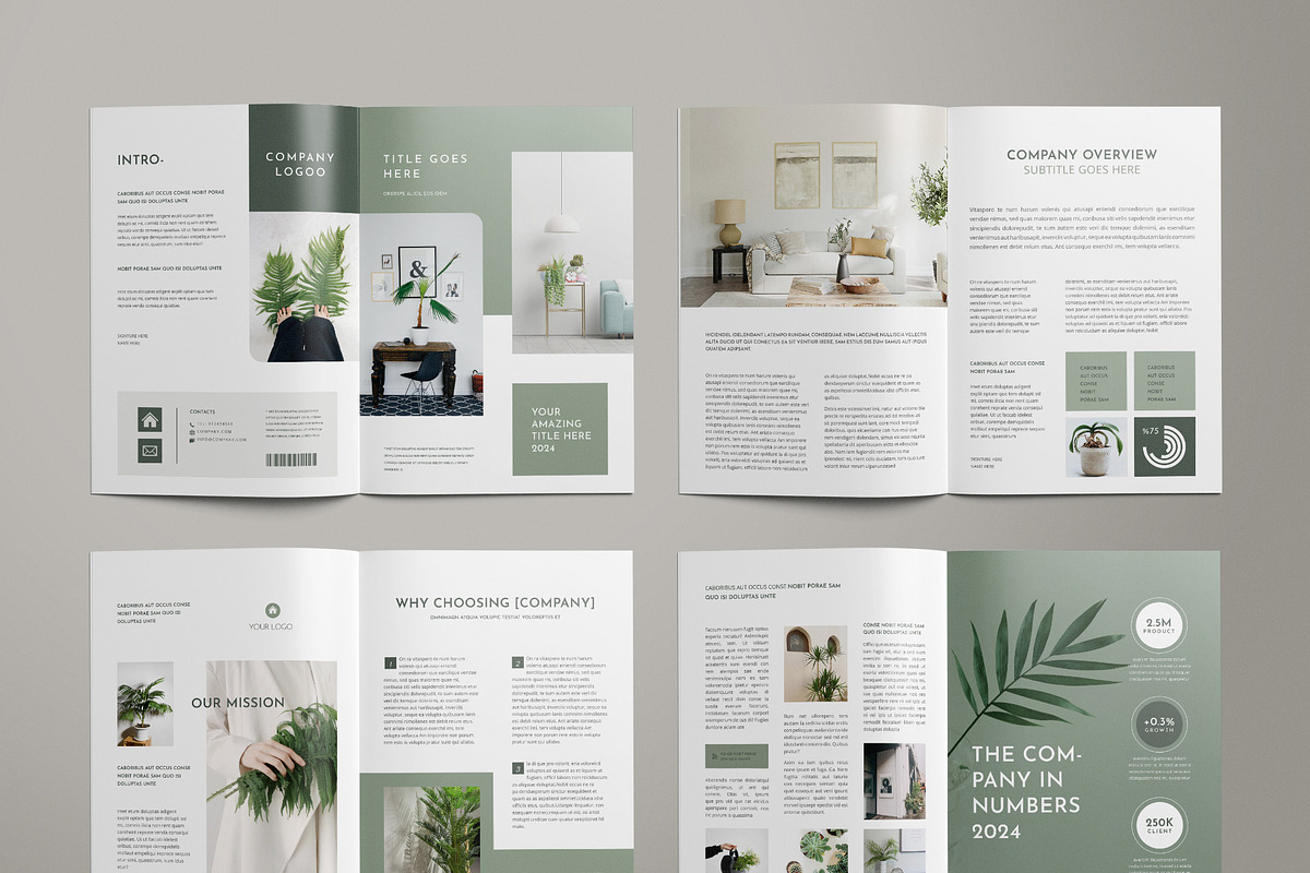 Brochure Template 01, a Brochure Template by BrochuresFactory (Photo 2 of 7)