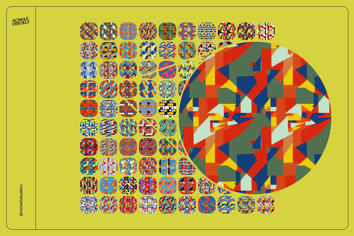 Bauhaus Paintings, a Decorative Illustration by Nomad Visuals (Photo 17 of 21)