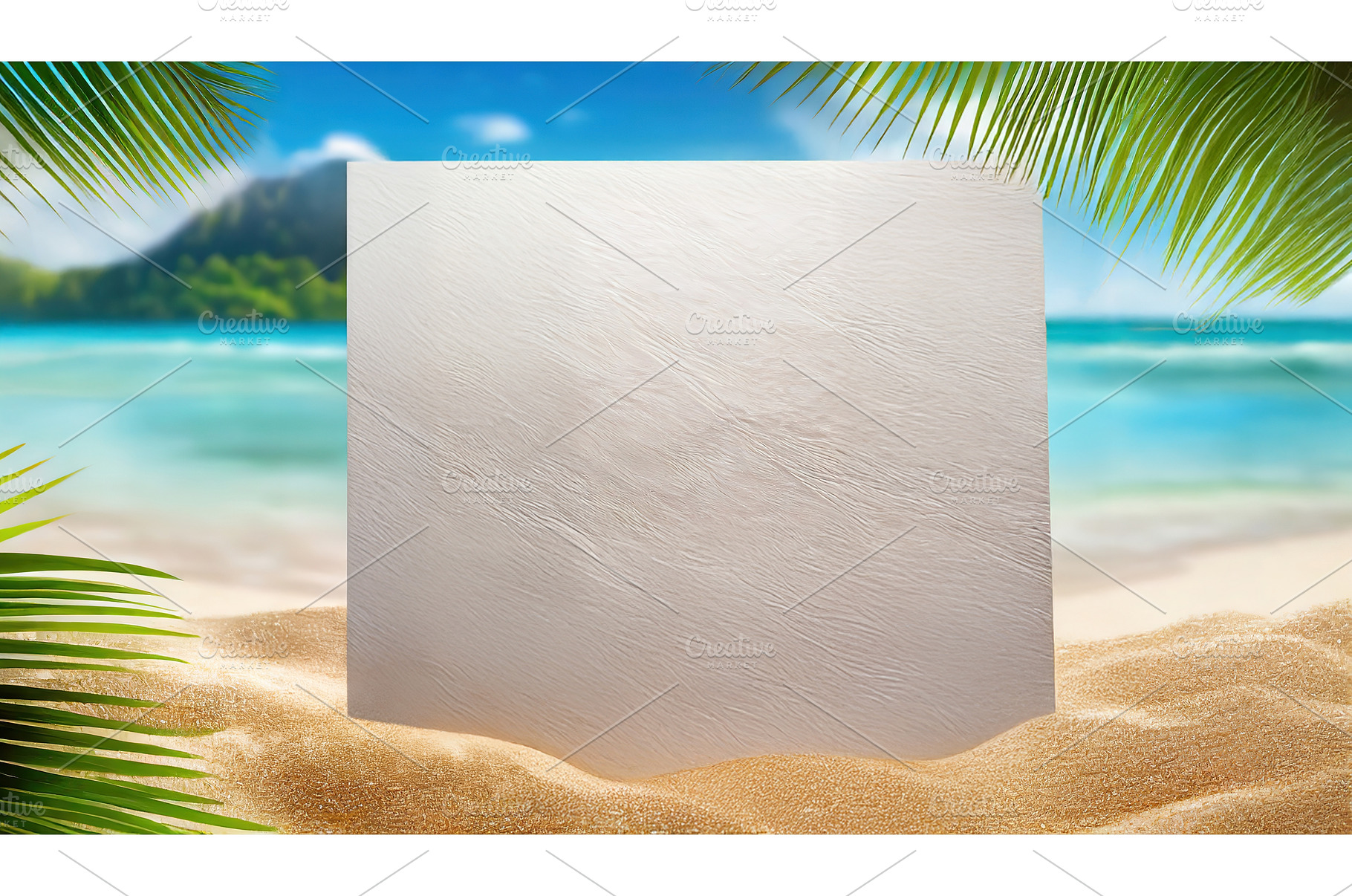 A blank canvas set on a tropical, a Nature Photo by Igor Tichonow