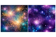 SET Xmas Luxury Background, a Background Graphic by IrySha (Thumbnail 3 of 6)