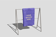Towel Mockup, a Bottom Mockup by Farabion Studio (Thumbnail 2 of 2)