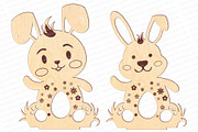 Easter bunny on a laser surprise egg, a Pattern Graphic by MegaPrezencik (Thumbnail 4 of 7)