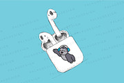 Gorilla Clipart Set, an Animal Illustration by Palau (Thumbnail 6 of 12)