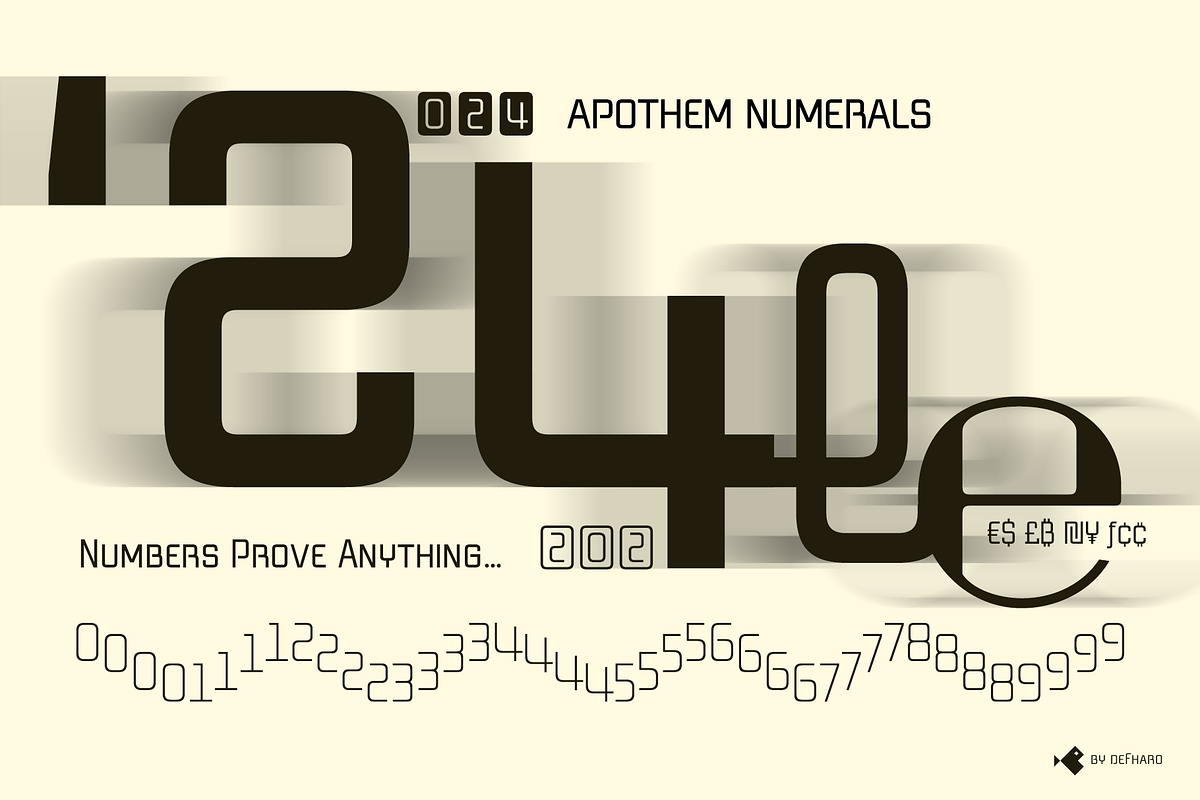 Apothem Capitals -04 fonts, a Sans Serif Font by deFharo (Photo 3 of 9)