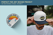 Vintage Beach & Surf Logo Templates, a Branding & Logo Template by Golden Vision Studio (Thumbnail 5 of 7)