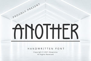 Another - Handwritten Font