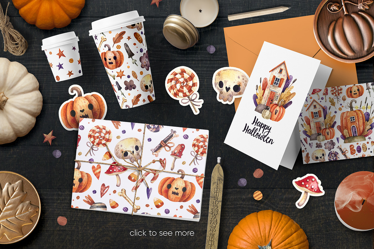 Happy Halloween, an Illustration by Watercolor by Tonia Tkach (Photo 4 of 5)