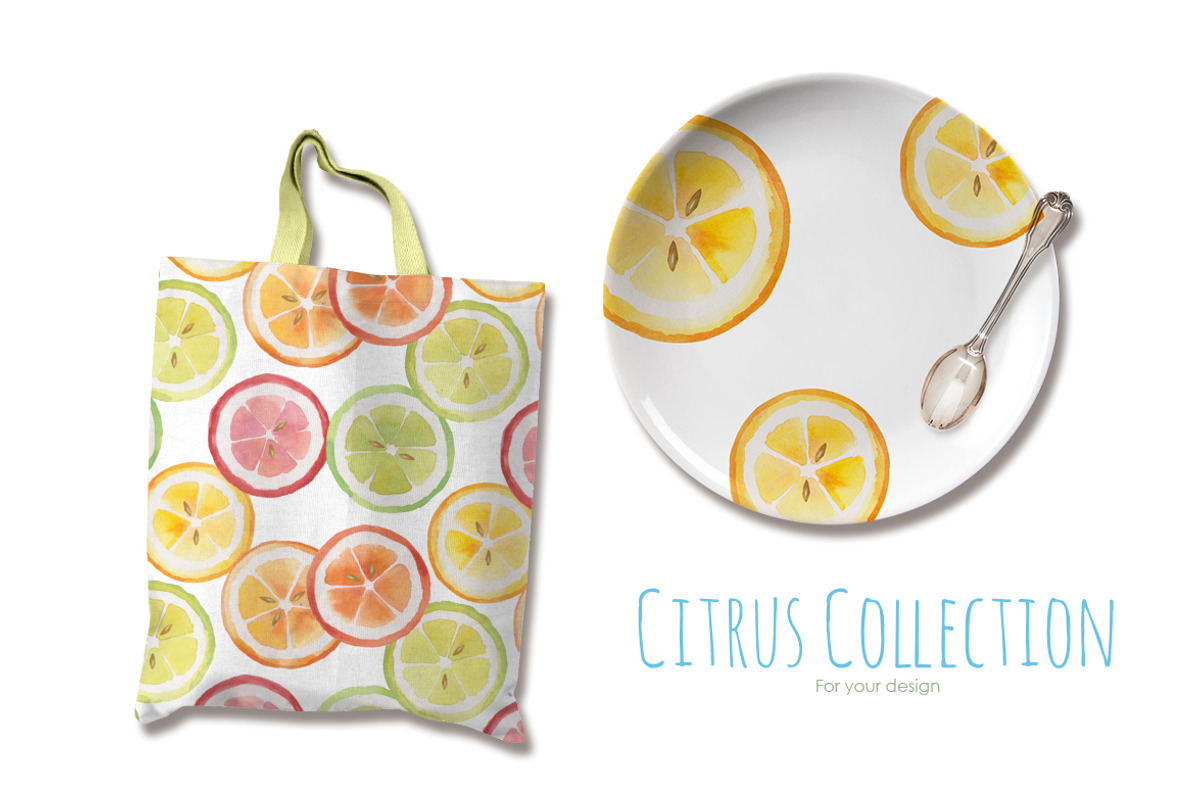 Citrus Collection, a Pattern Graphic by oKOLOstyle (Photo 5 of 5)