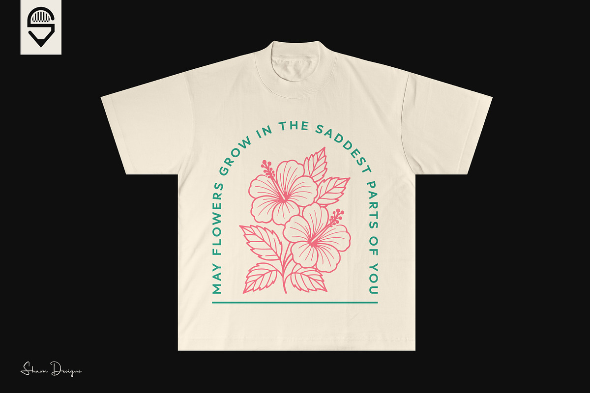 Emotional Healing Floral Quote, a Graphic by shaondesigns (Photo 4 of 4)